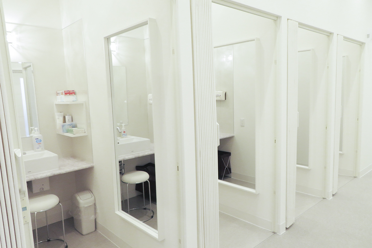 リゼクリニック静岡院のパウダールーム