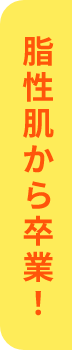 脂性肌のための肌質改善説明書
