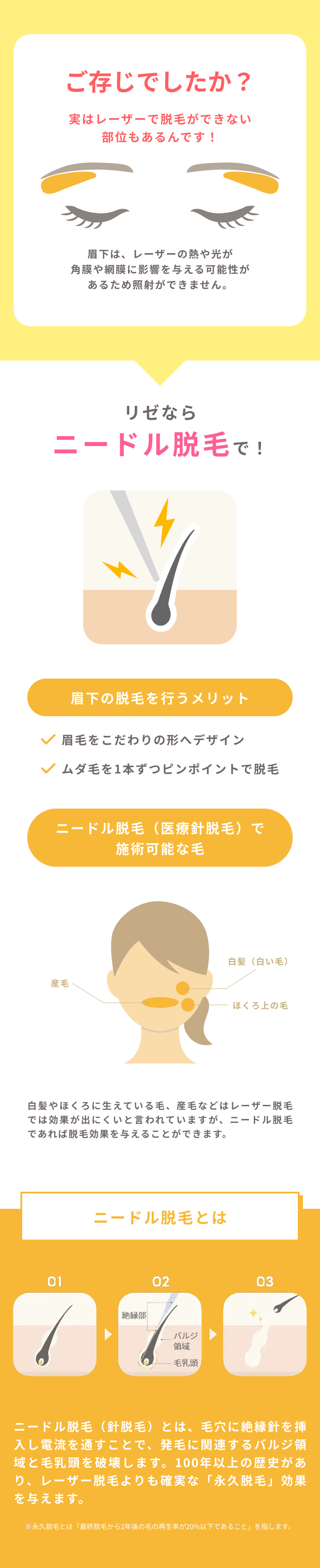 ニードル脱毛とは