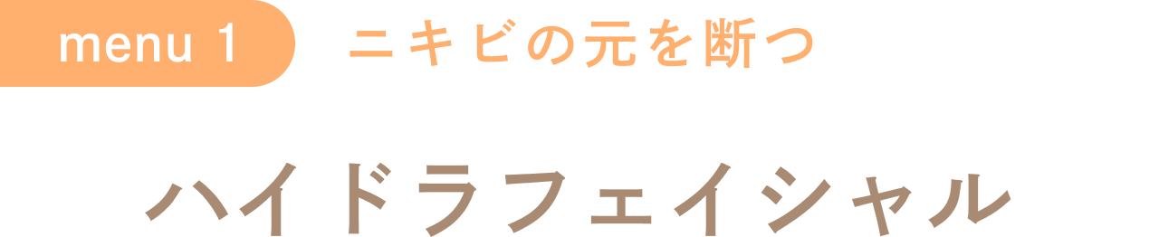 ハイドラフェイシャル