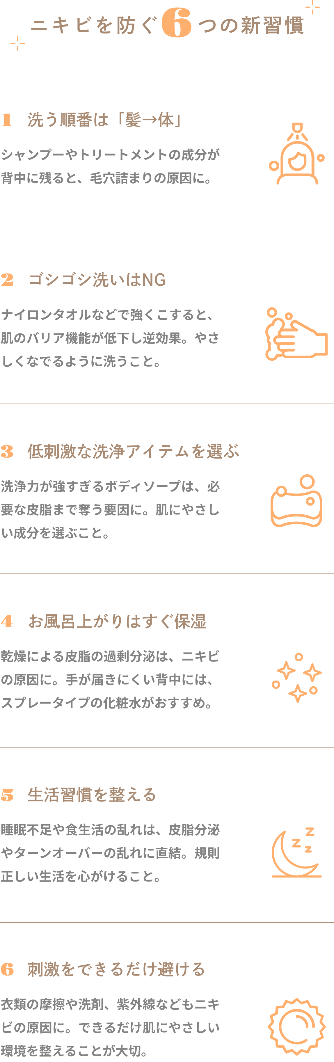 6つの新習慣